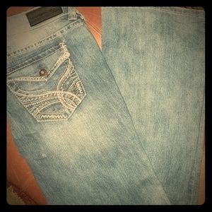 21 Black flare jeans sz 11/12